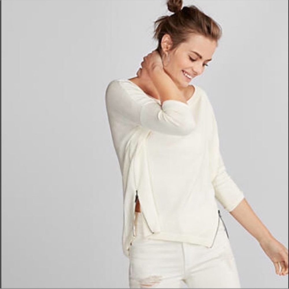 Express Cream Sweater